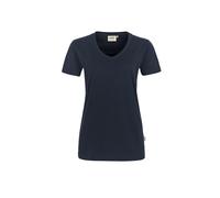 Hakro No. 0181 Damen V-Shirt MIKRALINAR® tinte - XS