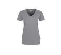 Hakro No. 0181 Damen V-Shirt MIKRALINAR® titan - L