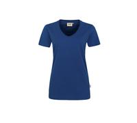 Hakro No. 0181 Damen V-Shirt MIKRALINAR® ultramarinblau - L
