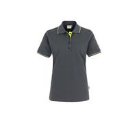 Hakro No. 0203 Damen Poloshirt Casual anthrazit/kiwi - S
