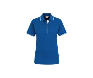 Hakro No. 0203 Damen Poloshirt Casual royalblau/weiß - 3XL