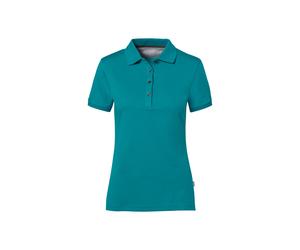 Hakro No. 0214 COTTON TEC® Damen Poloshirt smaragd - 3XL
