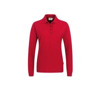 Hakro No. 0215 Damen Longsleeve-Poloshirt MIKRALINAR® rot - L