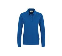 Hakro No. 0215 Damen Longsleeve-Poloshirt MIKRALINAR® royalblau - XL