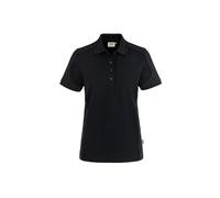 Hakro No. 0239 Damen Poloshirt Contrast MIKRALINAR® schwarz/anthrazit - 4XL