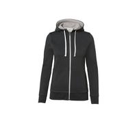 Hakro No. 0255 Damen Kapuzenjacke Bonded ECO anthrazit/silber - S