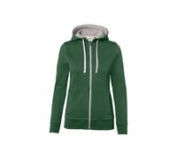 Hakro No. 0255 Damen Kapuzenjacke Bonded ECO tanne/silber - 2XL