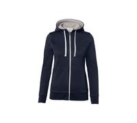 Hakro No. 0255 Damen Kapuzenjacke Bonded ECO tinte/silber - 3XL