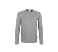 Hakro Longsleeve Heavy - Grau meliert , L (EU)