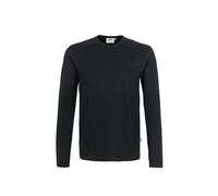 HAKRO 278 Body Fit Longsleeve schwarz, Einfarbig