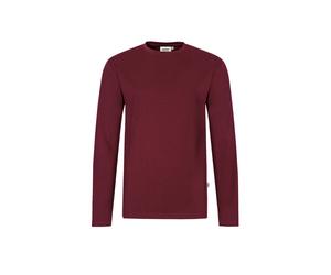 Hakro No. 0279 Longsleeve MIKRALINAR® weinrot - M