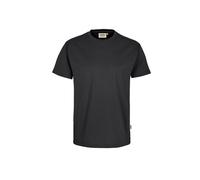 HAKRO 281 Comfort Fit T-Shirt Rundhals karbongrau, Einfarbig