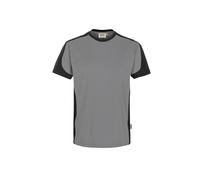 Hakro No. 0290 T-Shirt Contrast MIKRALINAR® titan/anthrazit - S