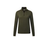 HAKRO Regular Fit Damen Longsleeve olive, Einfarbig