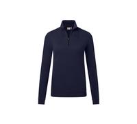 Hakro No. 0335 Damen Zip-Longsleeve Piqué MIKRALINAR® ECO tinte - M