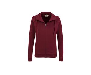 Hakro No. 0406 Damen Sweatjacke Premium weinrot - XS