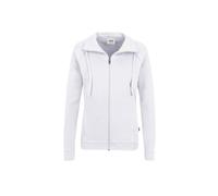 Hakro No. 0406 Damen Sweatjacke Premium weiß - L