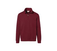 Hakro Zip-Sweatshirt Premium - Weinrot , S (EU)