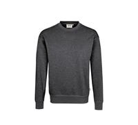HAKRO Sweatshirt Mikralinar® 475, anthrazit meliert, Größe 5XL (Outdoorkleidung & Freizeitkleidung)