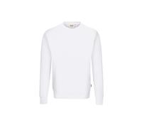 HAKRO 475 Comfort Fit Sweatshirt Rundhals weiss, Einfarbig