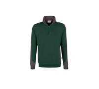 Hakro Zip-Sweatshirt Contrast Performance, tanne, Unisex-Größe: M