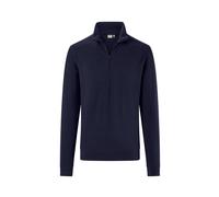 Hakro No. 0535 Zip-Longsleeve Piqué MIKRALINAR® ECO tinte - 6XL