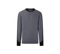 Hakro No. 0549 Sweatshirt Contrast MIKRALINAR® ECO anthrazit/schwarz - XS