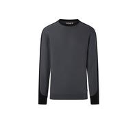 Hakro No. 0549 Sweatshirt Contrast MIKRALINAR® ECO karbongrau/schwarz - XS