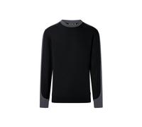Hakro No. 0549 Sweatshirt Contrast MIKRALINAR® ECO schwarz/karbongrau - M