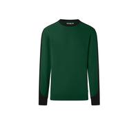 Hakro No. 0549 Sweatshirt Contrast MIKRALINAR® ECO tanne/schwarz - XS