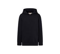Hakro No. 0562 Kinder Kapuzen-Sweatshirt Bio-Baumwolle schwarz - 146/152