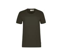 HAKRO Organic Regular Fit T-Shirt Rundhals olive, Einfarbig