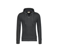 Hakro No. 0605 Kapuzen-Sweatjacke Premium anthrazit - 5XL