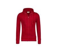 Hakro No. 0605 Kapuzen-Sweatjacke Premium rot - 3XL