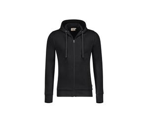 Hakro No. 0605 Kapuzen-Sweatjacke Premium schwarz - 5XL