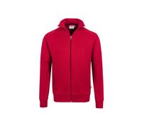Hakro No. 0606 Sweatjacke Premium rot - 6XL