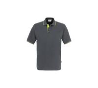 Hakro No. 0803 Poloshirt Casual anthrazit/kiwi - XL