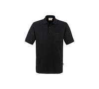 Hakro No. 0812 Pocket-Poloshirt MIKRALINAR® schwarz - 5XL