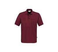 Hakro No. 0812 Pocket-Poloshirt MIKRALINAR® weinrot - 5XL