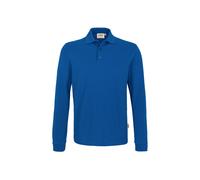 Hakro No. 0815 Longsleeve-Poloshirt MIKRALINAR® royalblau - 3XL