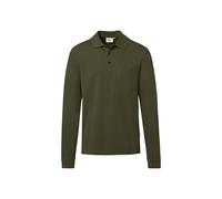 Hakro No. 0817 Pocket-Longsleeve-Polo MIKRALINAR® ECO olive - M