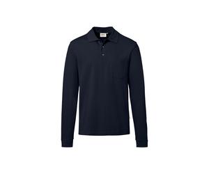 Hakro No. 0817 Pocket-Longsleeve-Polo MIKRALINAR® ECO tinte - XXS
