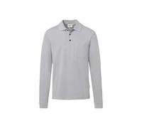 Hakro No. 0817 Pocket-Longsleeve-Polo MIKRALINAR® ECO titan - 5XL