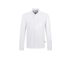 Hakro No. 0821 Longsleeve-Poloshirt MIKRALINAR® HACCP weiß - XS
