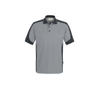 Hakro No. 0839 Poloshirt Contrast MIKRALINAR® titan/anthrazit - 4XL
