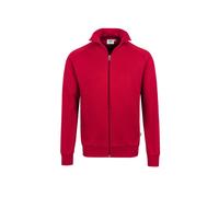 Hakro NO. 606 Sweatjacke College - rot - 3XL
