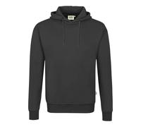 HAKRO Organic Comfort Fit Kapuzen Sweatshirt karbon, Einfarbig