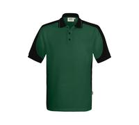 HAKRO Performance Regular Fit Poloshirt Tanne/schwarz, Zweifarbig