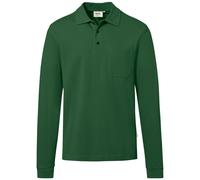 HAKRO Pocket-Longsleeve-Polo ECO #817 Gr. 3XL tanne