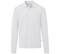HAKRO Pocket-Longsleeve-Polo ECO #817 Gr. 3XL weiß